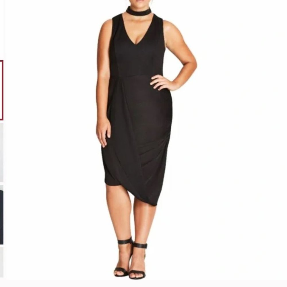 CityChic Choker Neck Party Dress 22